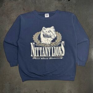 Vintage Penn State Nittany Lions Crewneck Navy
